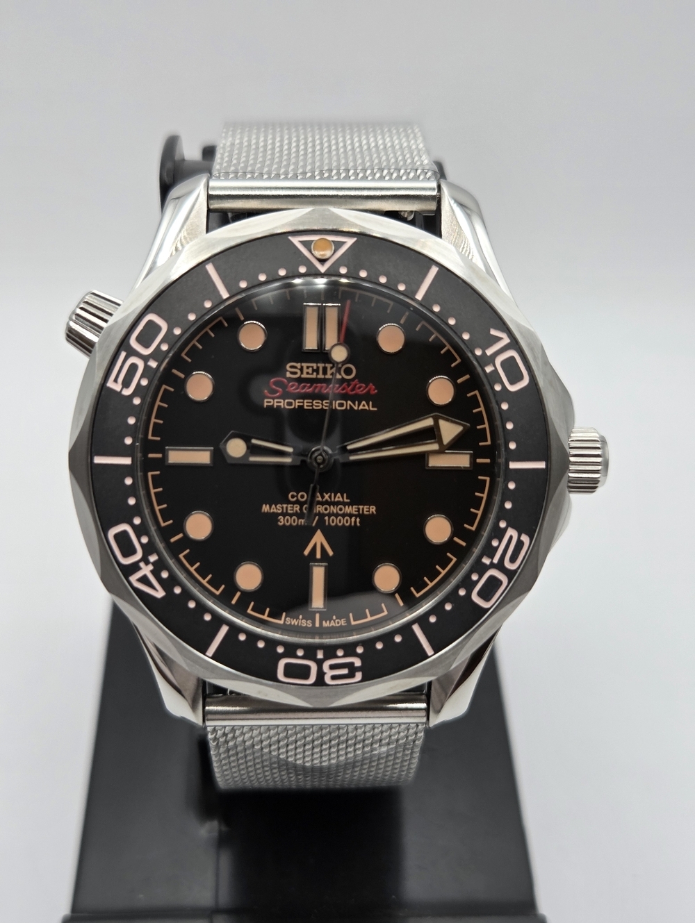 New Custom SeikoMod 41mm Automatic Dive Watch 007